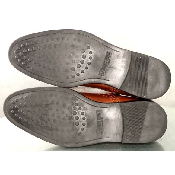 Stacy Adams Men's Wingtip Dress Shoes Size 10 Leather Brown - Picture 9 of 12